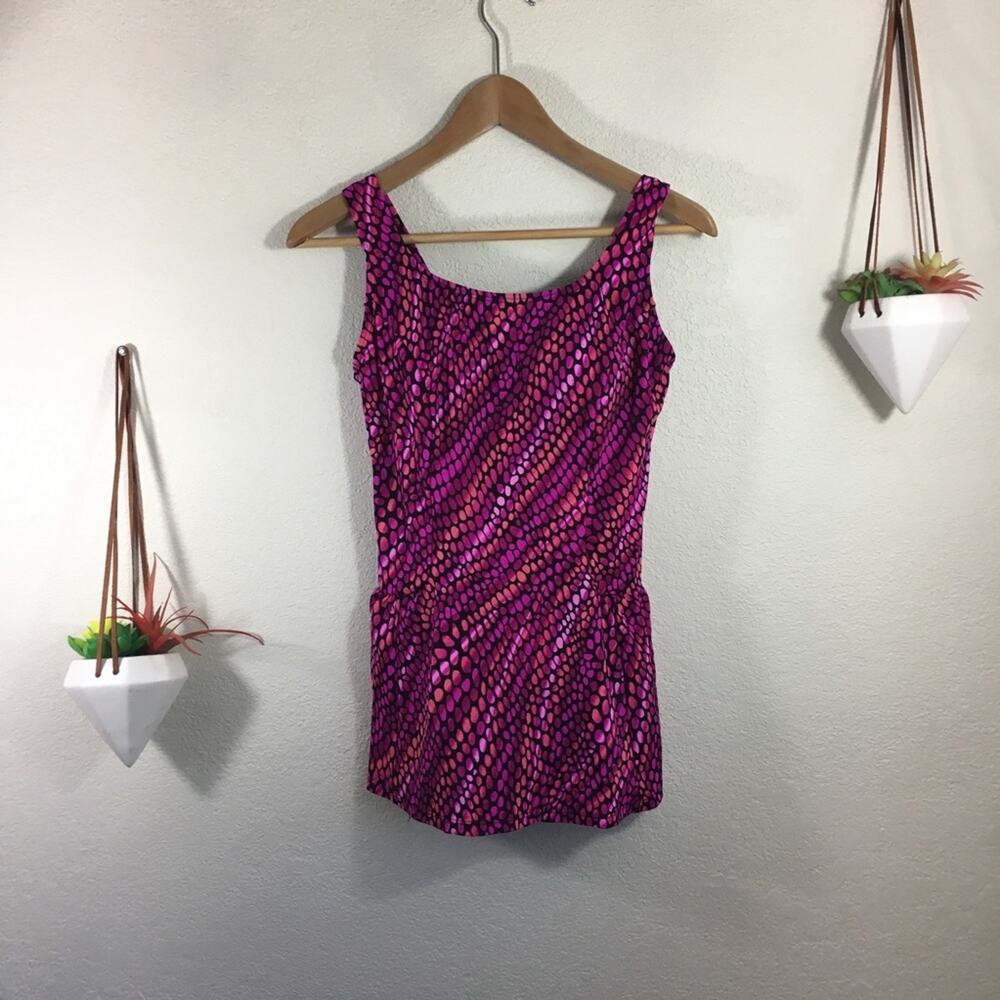NWT Swimsuits for All | Beach Belle dot swimdress 12